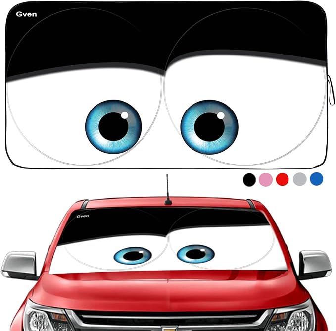 Gven- The Original Car Eyes Windshield Sun Shade 2025 Windshield Cover by Gven
