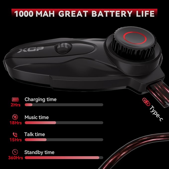 X10 10 Riders Group Mesh Motorcycle Intercom, 3000m Motorcycle Bluetooth - Image 7
