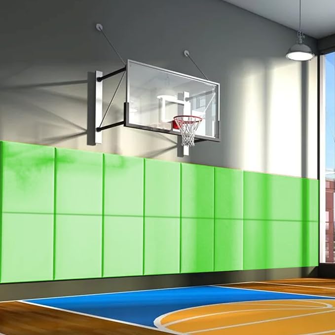 PROGOAL 60"/72" High Gym Wall Padding 2"/4" Thick Foam Basketball Court Wall by PROGOAL