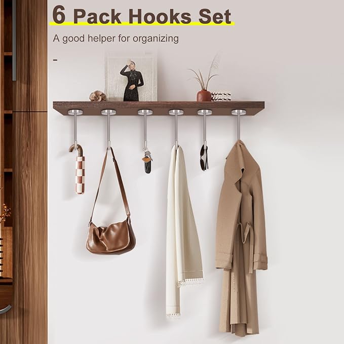 NearMoon Coat Hooks, Wall Hooks - Image 7