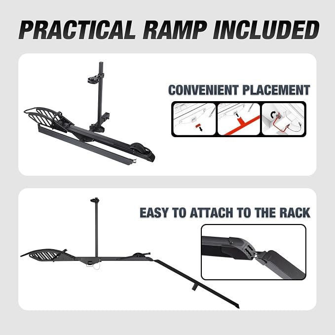 Sole R 1-Bike Rack, Hitch-Mount Platform E-Bike Rack - Image 6