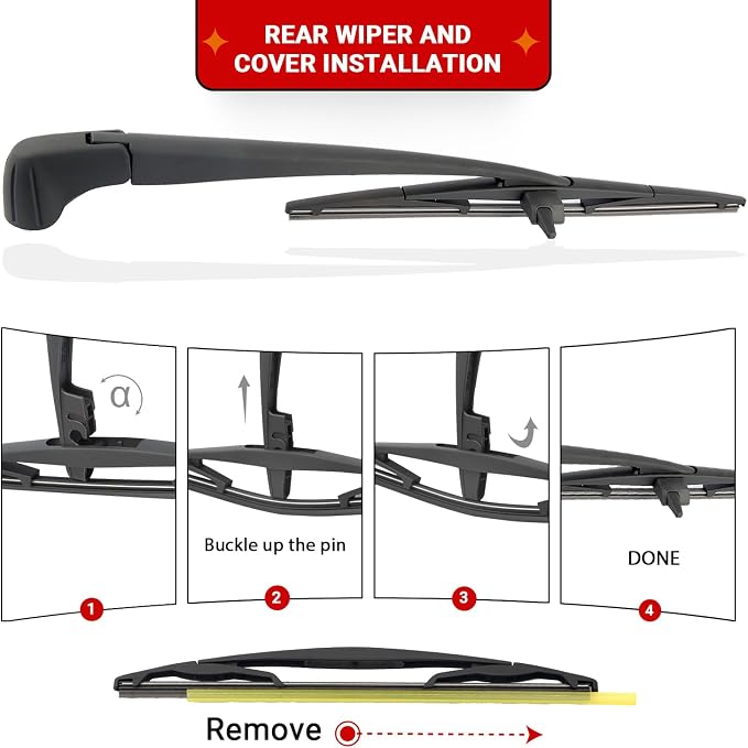 Windshield Wiper Blade Set Replacement - Image 7