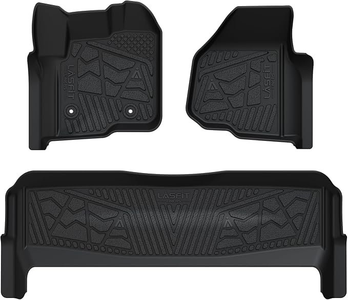 LASFIT Floor Mats for Ford F250 F350 2012-2016 Super Duty Crew Cab Without - Image 8