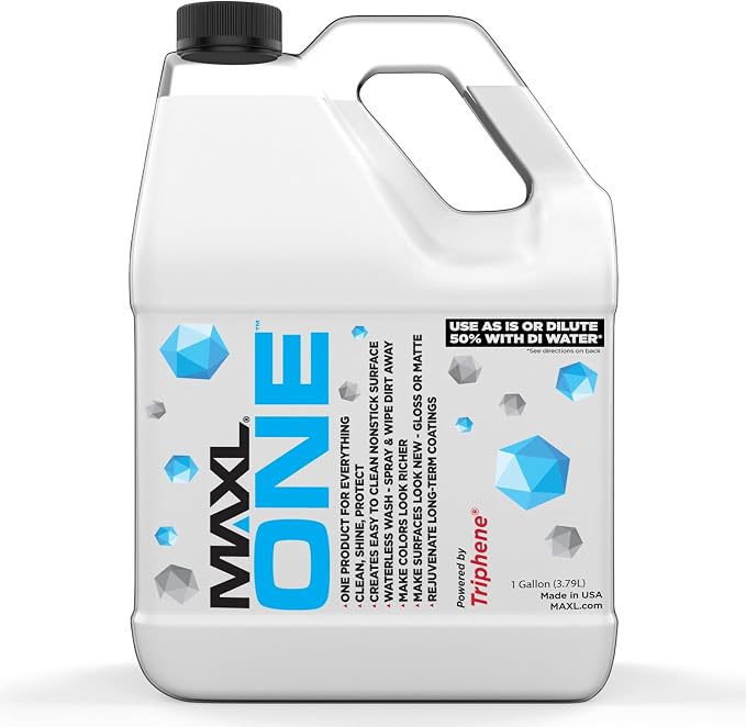 MAXL ONE ™ Car Spray with Triphene® Technology, Quick Spray & Wipe All Purpose by MAXL