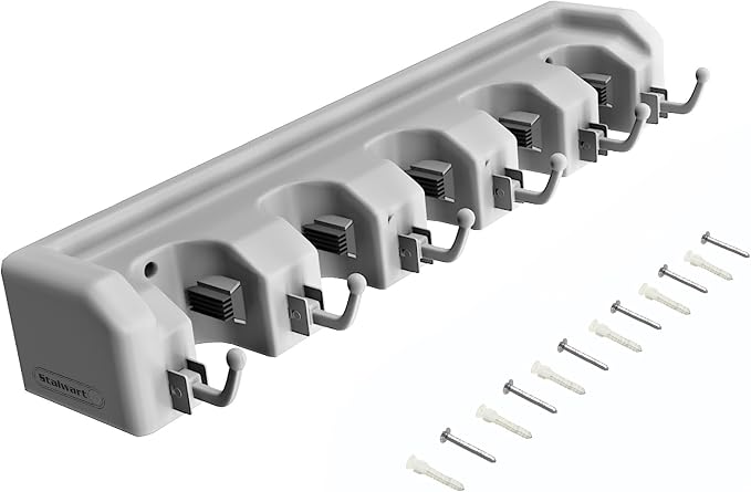 Wall Organizer with Adjustable Slots and Hooks - Image 8