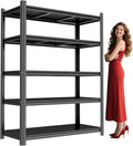 Garage Shelving 5-Tier Storage Shelves 3500LBS Heavy Duty Shelf Adjustable by PRESTELION