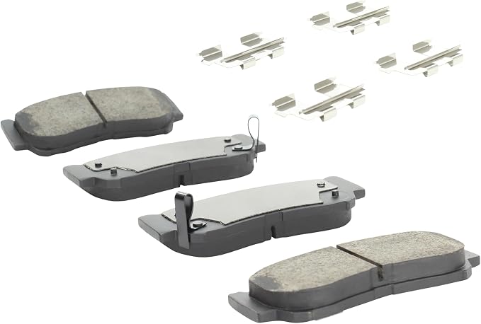 Premium Semi-Metallic Rear Brake Pads Compatible - Image 2