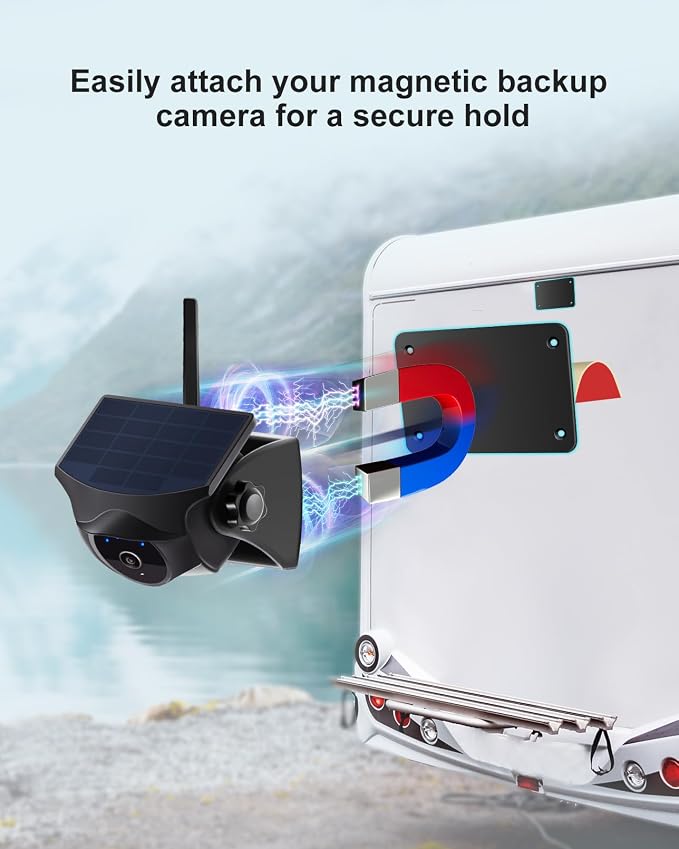 Metal Mounting Plate for Magnetic Wireless Backup Camera, 4.6"x3.1" Metal Base - Image 4