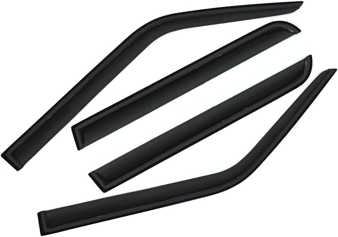 Smoke Sun/Rain Guards Window Visors Compatible by GLDIFA