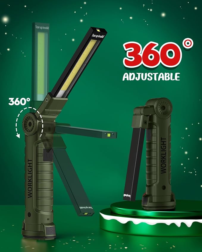 Coquimbo Tool Gifts for Men Him, Rechargeable LED Work Light Grill Light - Image 9