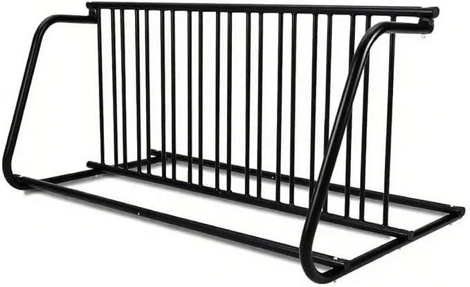 Commercial Floor Bike Rack Stand-10 Bike Rack, Dual Slot Size and Dual-Side by TROPOW