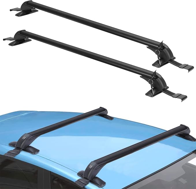 Universal Roof Rack, Adjustable Window Frame Roof Bars by KOCASO
