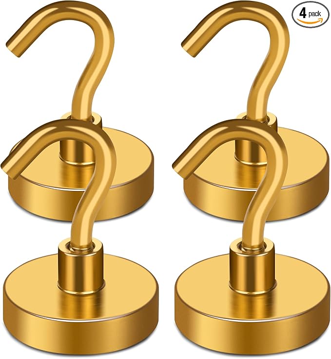 MIKEDE Magnetic Hooks, 80LB Heavy Duty Magnets by MIKEDE