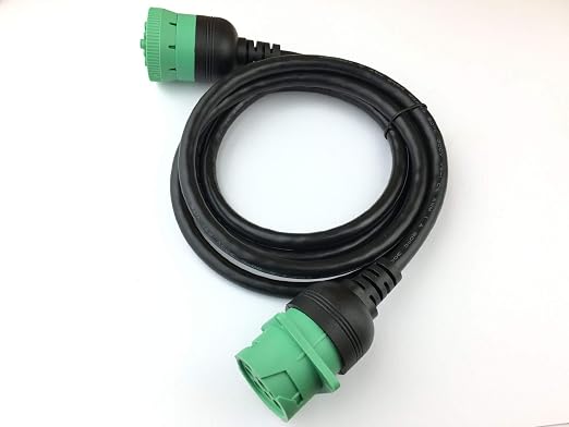 Type 2 J1939 Male to Female Extension Cable Full 9pin 20AWG 6Ft - Image 4