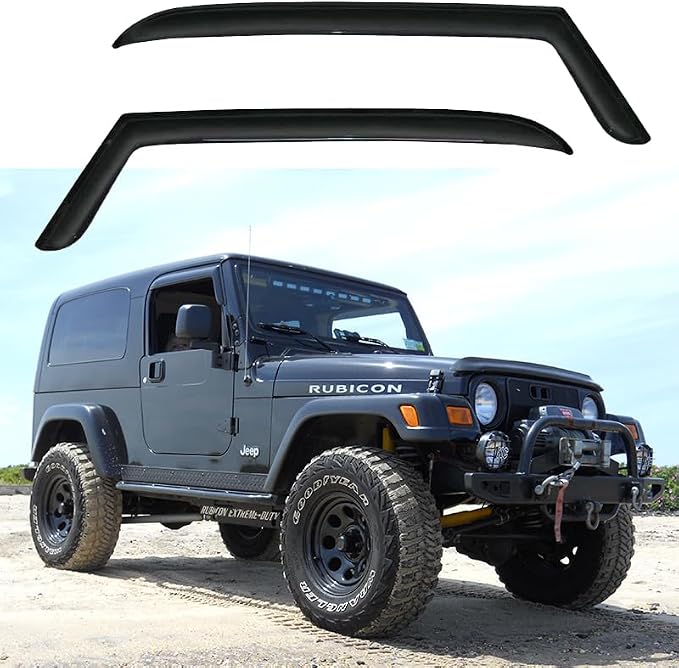 92054 Side Window Wind Vent Deflectors fit - Image 2