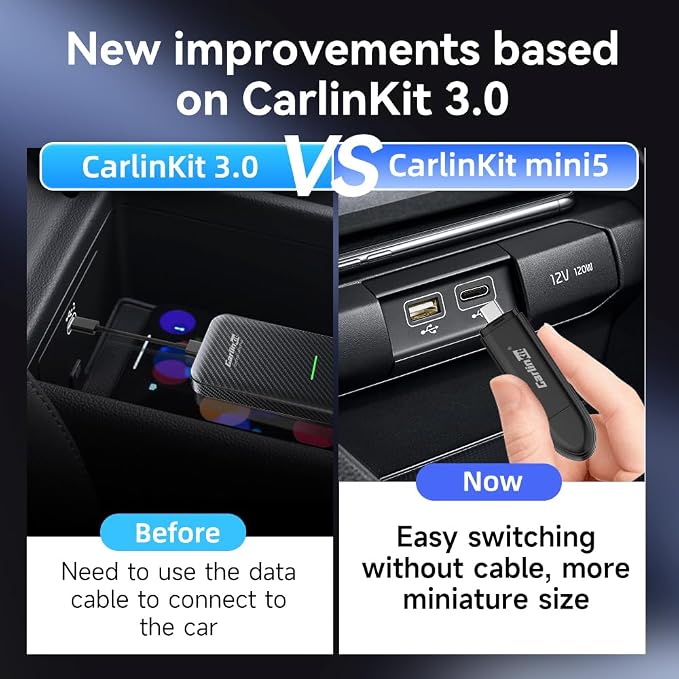 CarlinKit CarPlay Wireless Adapter MiNi SE 2025 - Image 6