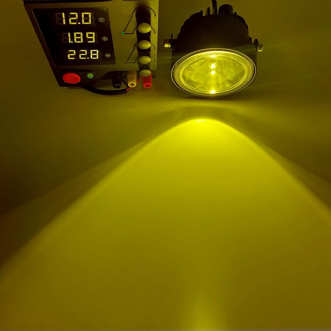 2PCS 4 Inch 60W Led Pod Lights 4x4 Offroad Yellow Driving Lights Flood Beam - Image 9