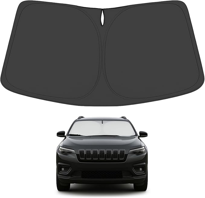 Proadsy for Jeep Cherokee 2014-2024 2025 Windshield Sun Shade 4-Layer Foldable by Proadsy