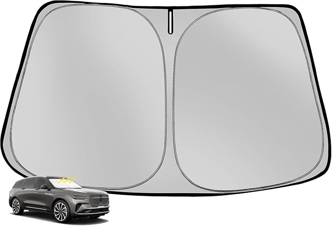 Windshield Sun Shade for 2024-2025 Lincoln Nautilus Foldable Sun Sunshade for by Fonowka