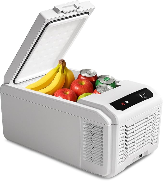 Eeivess 12 Volt Refrigerator, 16QT Portable Freezer Compressor Cooler, 12/24V by Erivess
