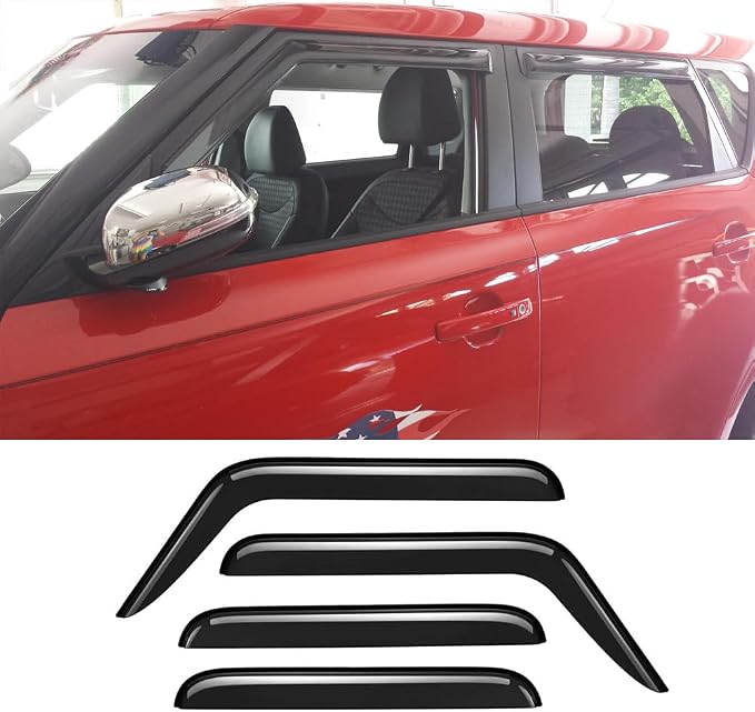 94367 Sunproof Waterproof Side Window Wind Deflector, Window Visor fit - Image 3