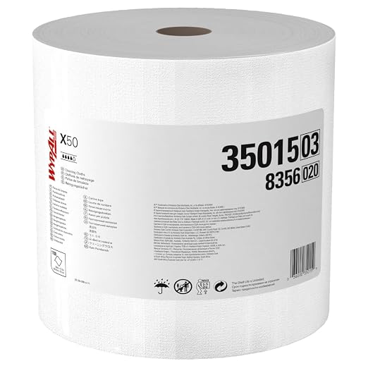 WypAll GeneralClean X50 Cloths Cleaning Wipes, Strong Towels by WypAll%C2%AE