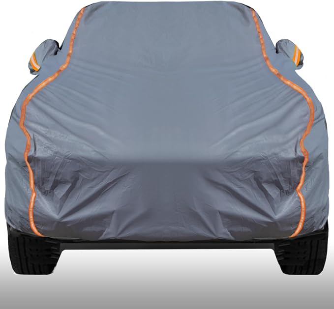 KEYOOG Universal Waterproof Heavy Weight Full Car Covers, Fit Pickup, All by KEYOOG
