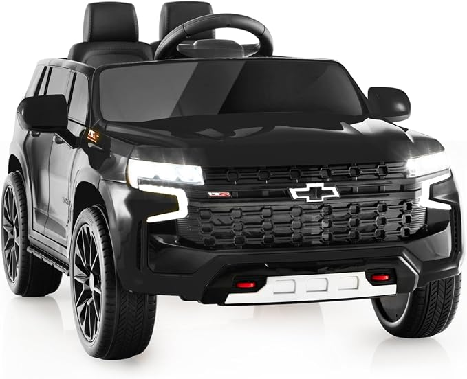 HONEY JOY Ride On Truck, 12V Licensed Chevrolet Tahoe, Chevy Electric Vehicle by HONEYJOY