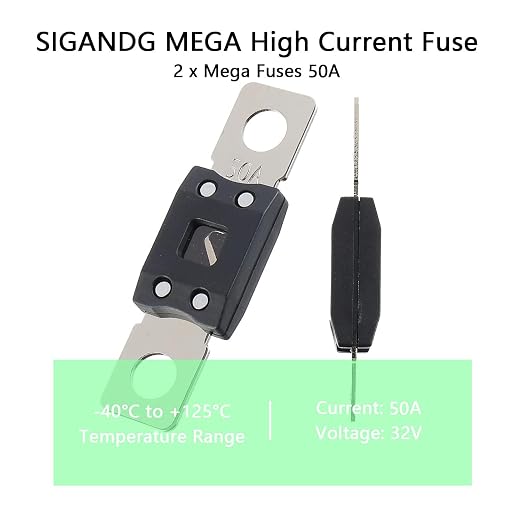 50A MEGA High Current Fuse - 50 Amp Bolt-on Fuse - Image 5
