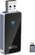 Wireless CarPlay Adapter for iPhone 6+, 2025 Upgraded Mini Carplay Wi-Fi 6 by SANKESU