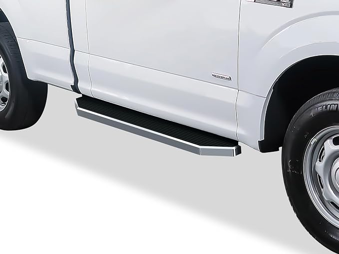 APS 6in 304 Stainless Steel Running Boards Side Bars Side Steps Compatible by APS