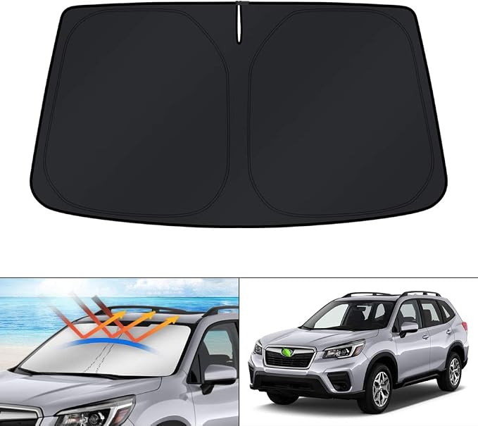 KUST Windshield Sun Shade for 2019-2024 2025 Subaru Forester Accessories by KUST
