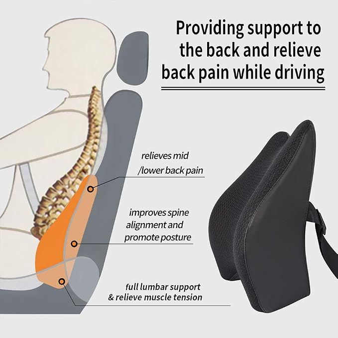 Memory Foam Lumbar Support Pillow - Image 6