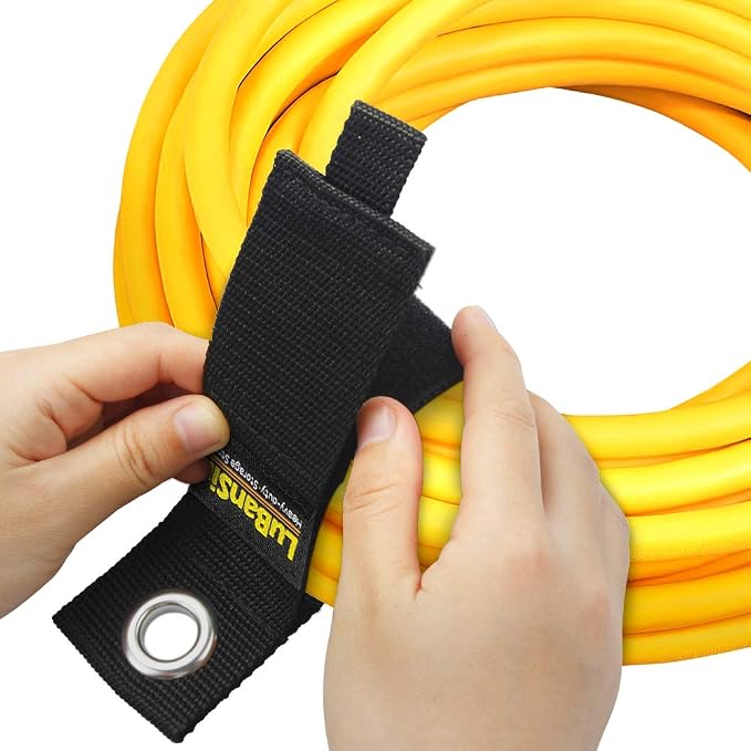 LuBanSir 9 Pack Extension Cord Holder Organizer, 13-inch Heavy Duty Storage - Image 7
