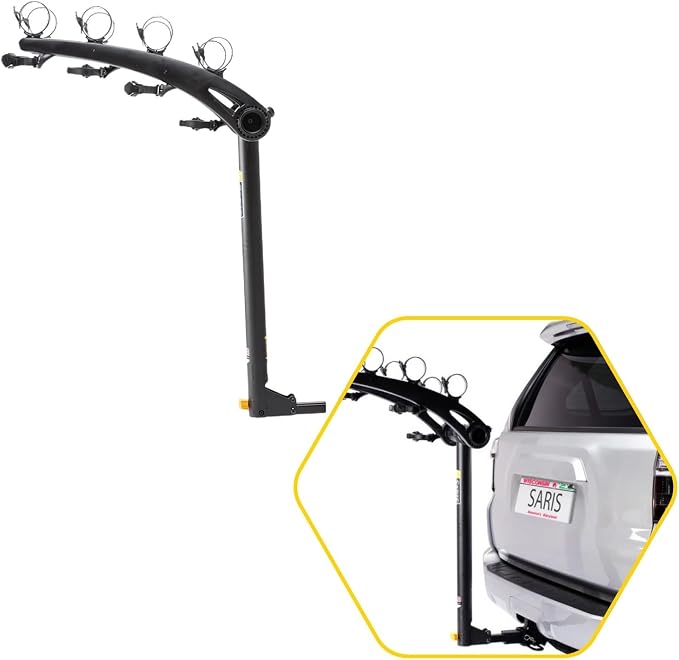 Saris Bones 4-Bike Hitch Rack Bicycle Carrier, - Image 7
