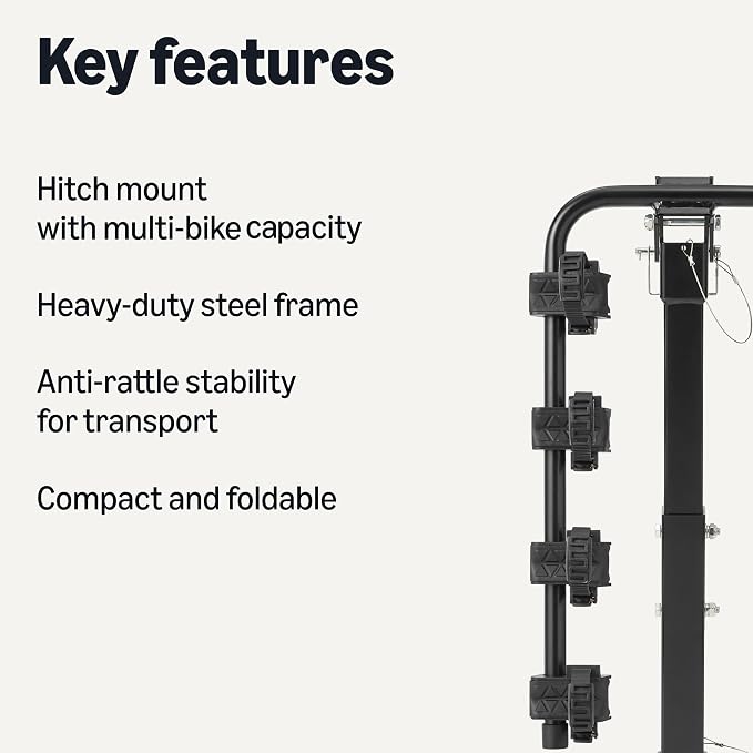 Amazon Basics 4-Bike Hitch Rack - Image 2