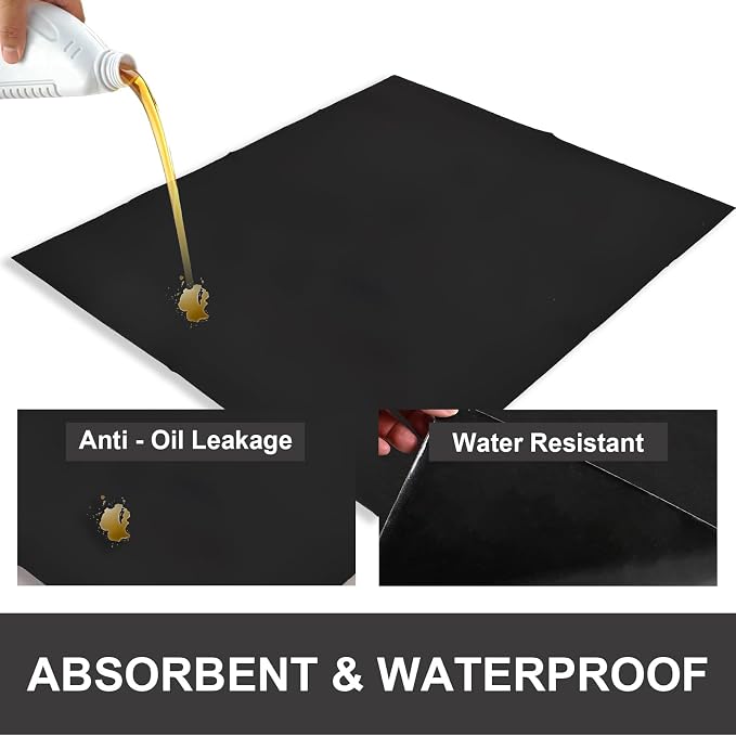 AAIN Oil Spill Mat, Garage Floor Mat, Absorbent Oil Pad, Premium Maintenance Mat - Image 2