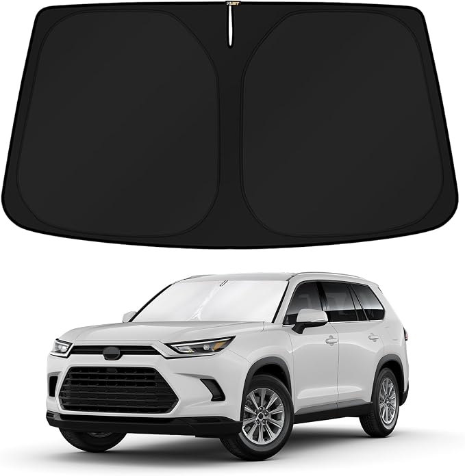 KUST Windshield Sun Shade for 2024 2025 2026 Toyota Grand Highlander by KUST