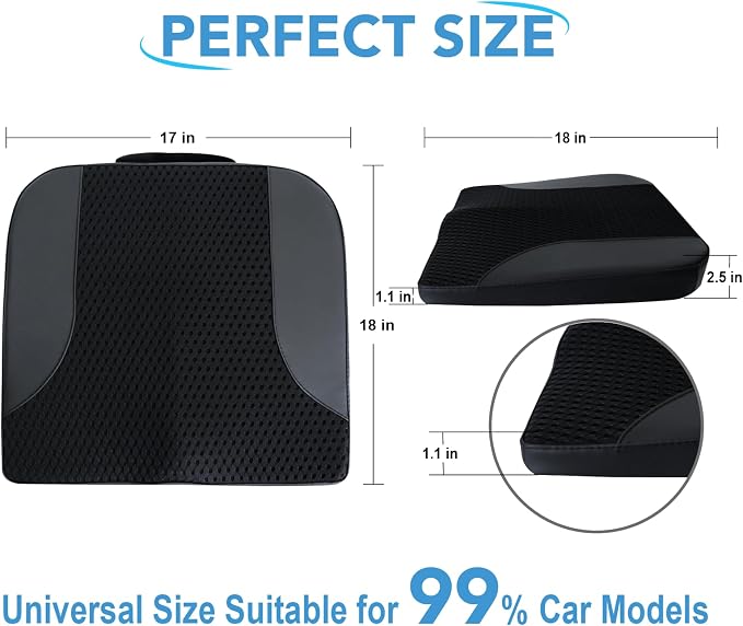 Car Seat Cushion, Comfortable Memory Foam Seat Pillow - Image 9