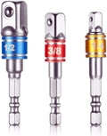 Impact Grade Socket Adapter/Extension Set Turns Power Drill Into High Speed Nut by CIGOTU