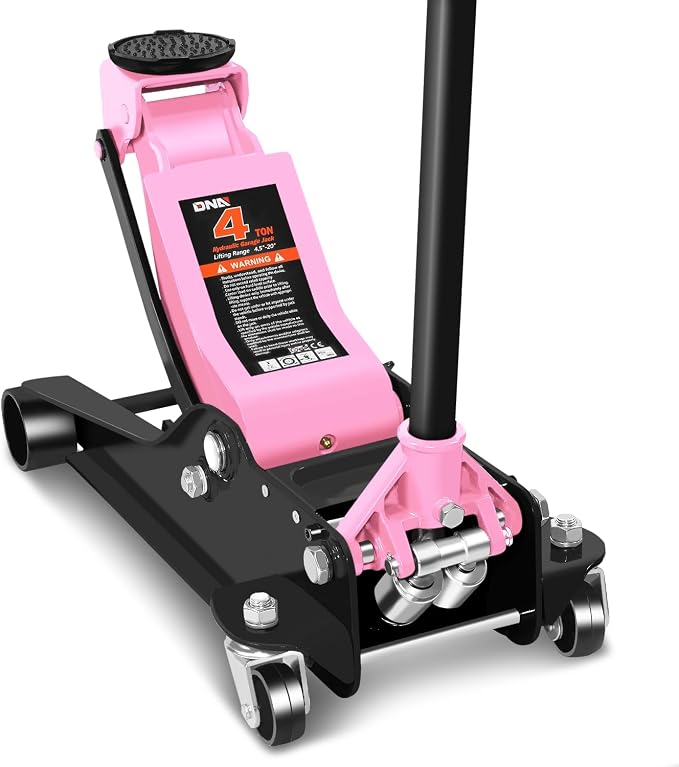 DNA MOTORING Floor Jack 4 Ton Capacity, Fast Lift Low Profile Hydraulic Trolley - Image 2