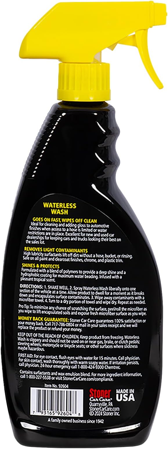 Stoner Car Care 92604 Waterless Wash Car Detailing Spray – Safe, Scratch-Free - Image 2
