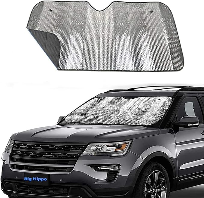 Big Hippo Car Windshield Sun Shade-Jumbo/Standard Car Window Shades Keeps by BigHippo