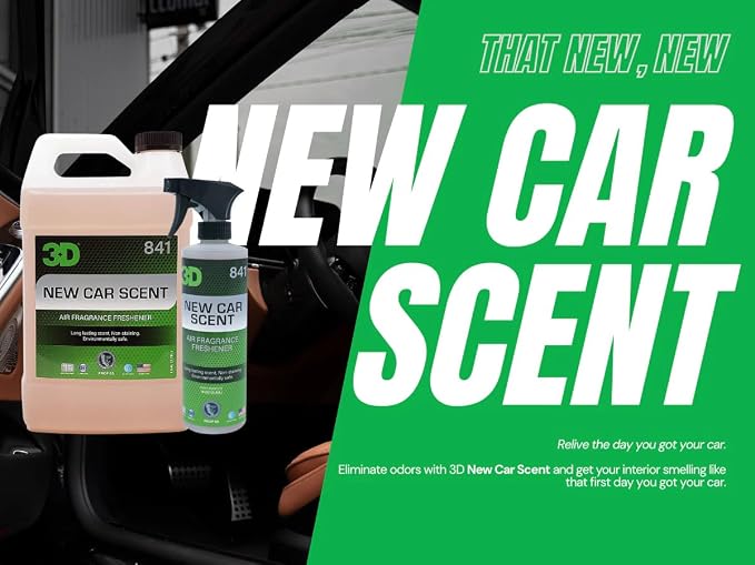 3D New Car Scent Air Freshener – 16oz Spray Bottle – Long-Lasting, Water-Based - Image 2