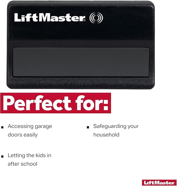 LiftMaster 371LM Security+ 1-Button Garage Door Opener Remote Control - Image 5