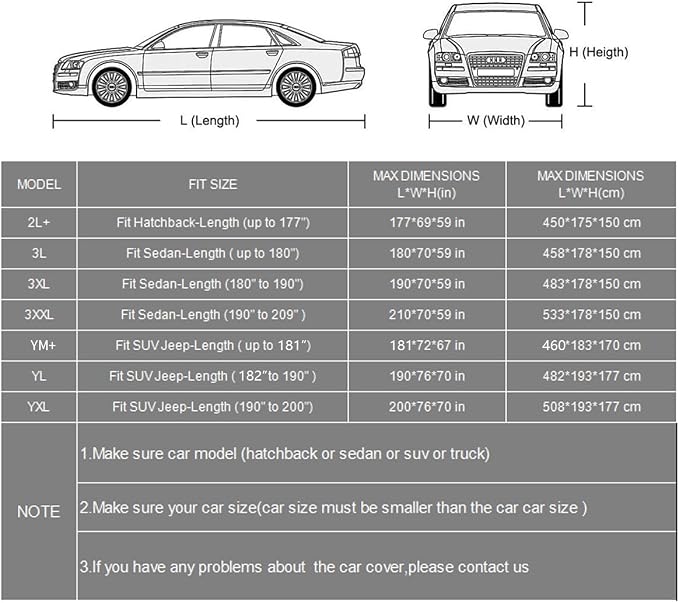 SUV Car Cover Hatchback Cover Waterproof All Weather, Outdoor Car Covers - Image 9