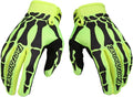 Skeleton Cool Motorcycle Bicycle Full Finger Off-Road Racing Gloves Outdoor by EXCEREY