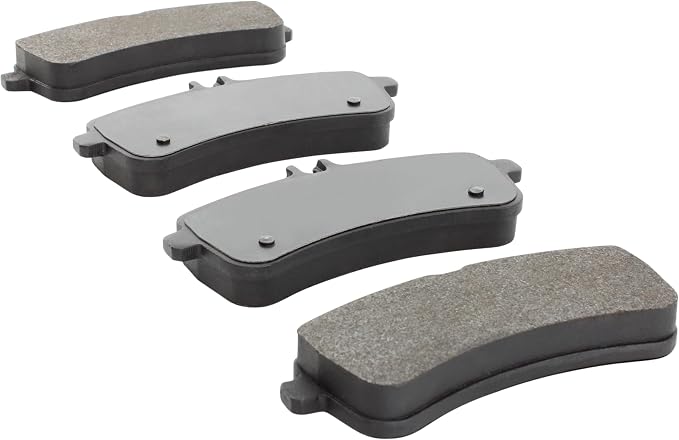 Premium Semi-Metallic Rear Brake Pads Compatible - Image 2