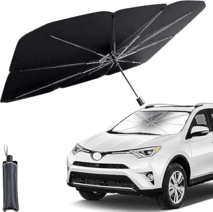 helloleiboo Car Windshield Sun Shade UV Rays and Heat Sun Visor Protector by helloleiboo