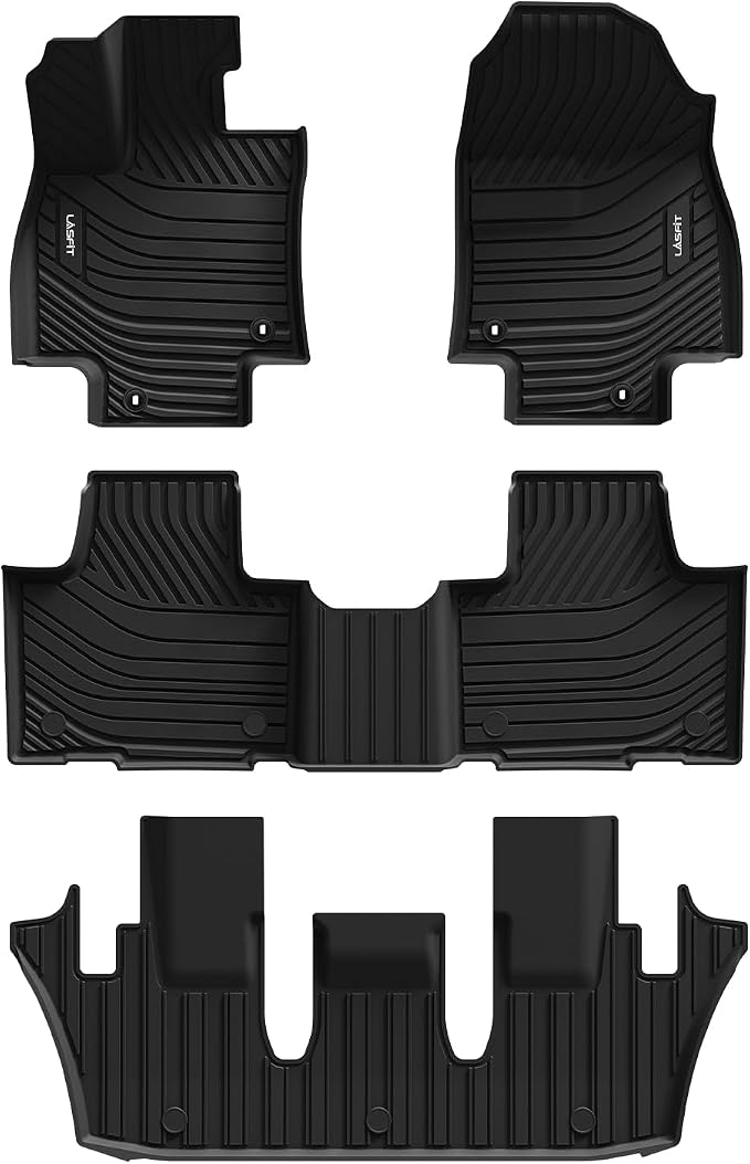 LASFIT Floor Mats for Toyota Grand Highlander 2024-2025 & for Lexus TX350 2024 - Image 9